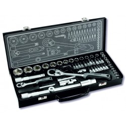 Stecknuss-Set 1/2" + 1/4"